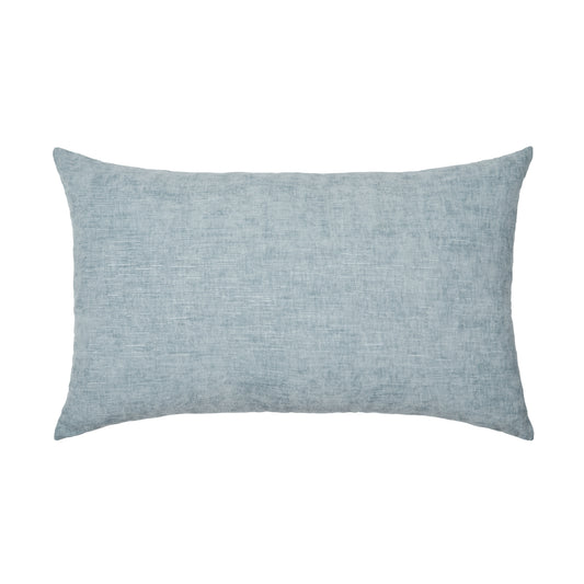 Chenille & Feather Cushion Sky Blue