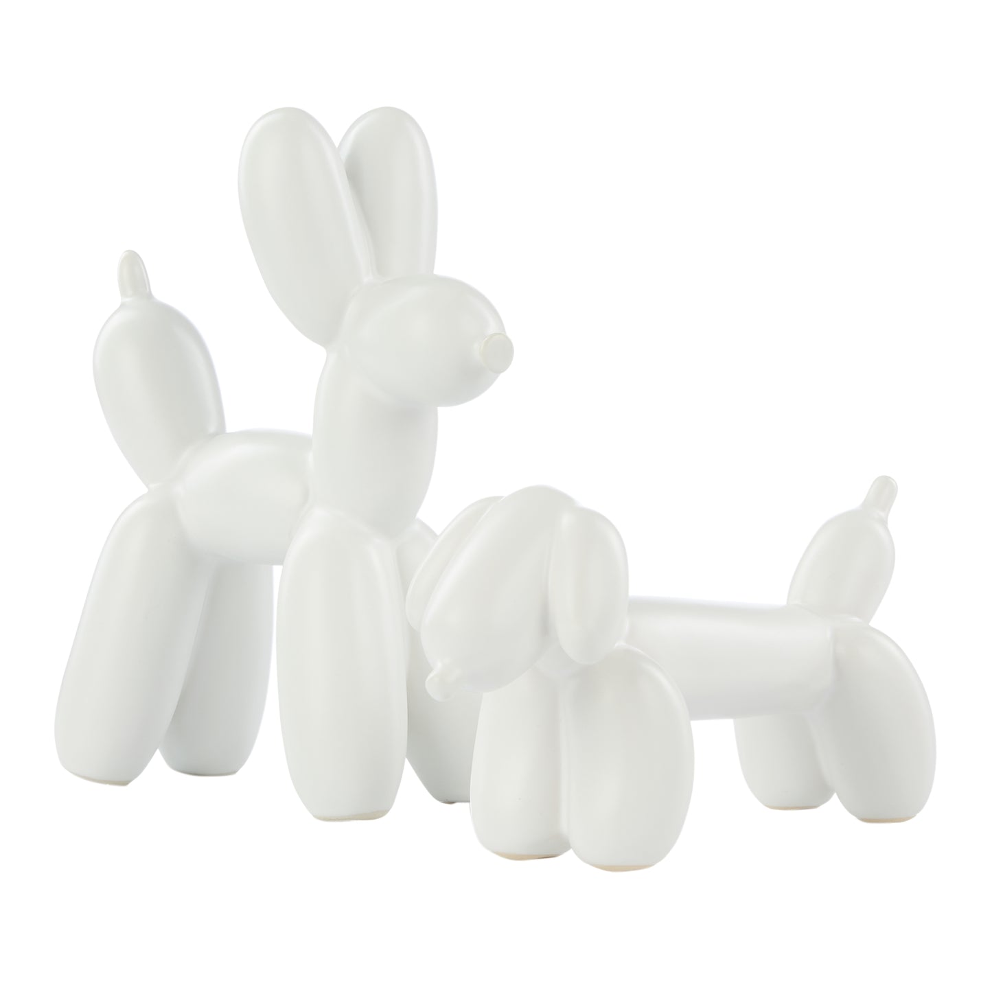Emporium Bubbles Balloon Dog Sculpture White