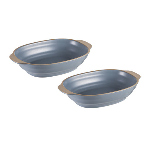Clyde Forget Me Not 2pk Oval Baking Dish