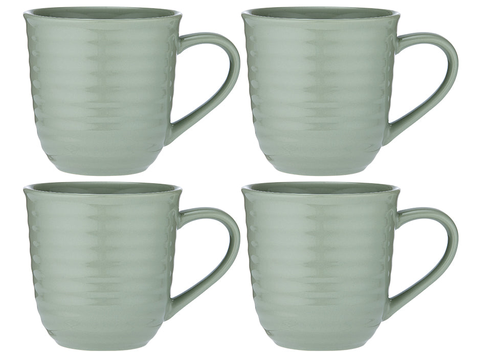 Homestead Gum Leaf 4pc Mug Set