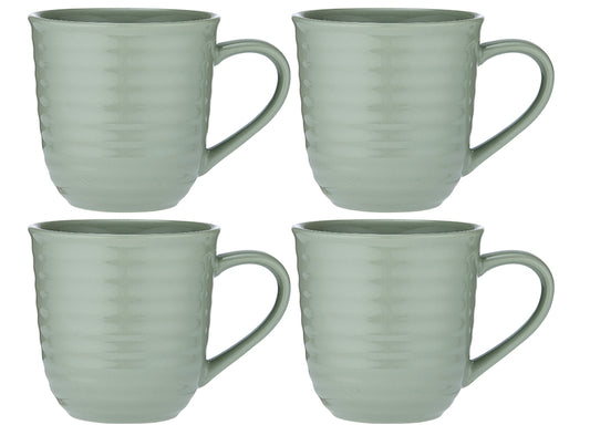 Homestead Gum Leaf 4pc Mug Set