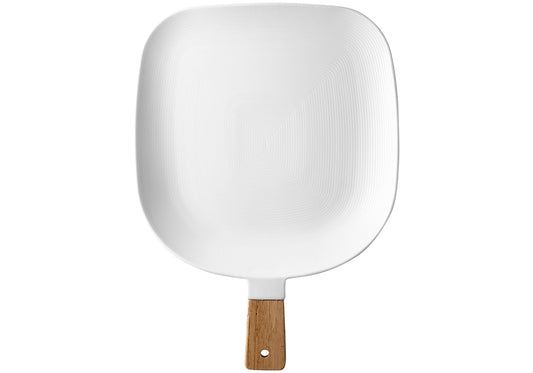 Linear White Paddle Serve Stick